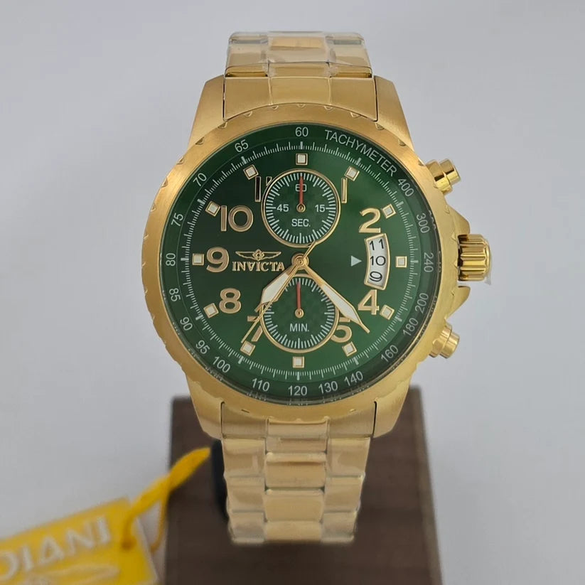 Reloj INVICTA Specialty Gold Green 45mm (48898)