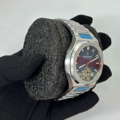Reloj Automático PAGANI DESIGN Open Heart Blue (PDYS025)