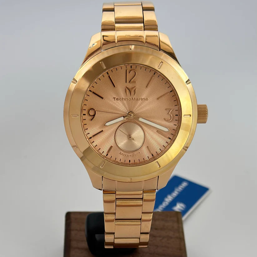 Reloj TechnoMarine Unisex MoonSun Rose Gold 42mm (TM-117031)