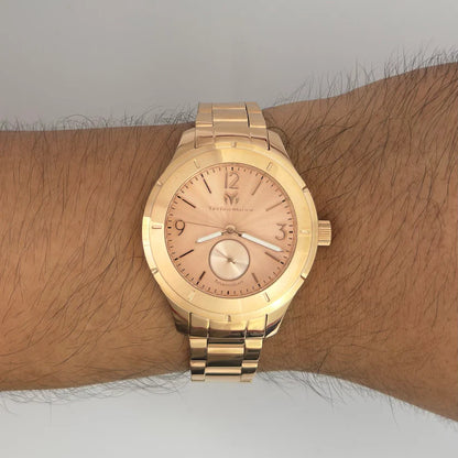 Reloj TechnoMarine Unisex MoonSun Rose Gold 42mm (TM-117031)