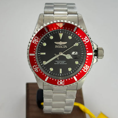 Reloj INVICTA Pro Diver Bisel Rojo 200 metros 43mm (22020)