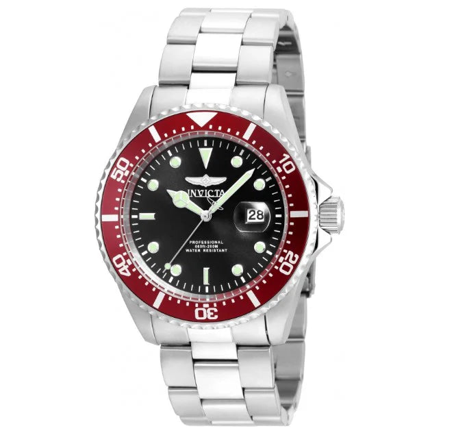 Reloj INVICTA Pro Diver Bisel Rojo 200 metros 43mm (22020)