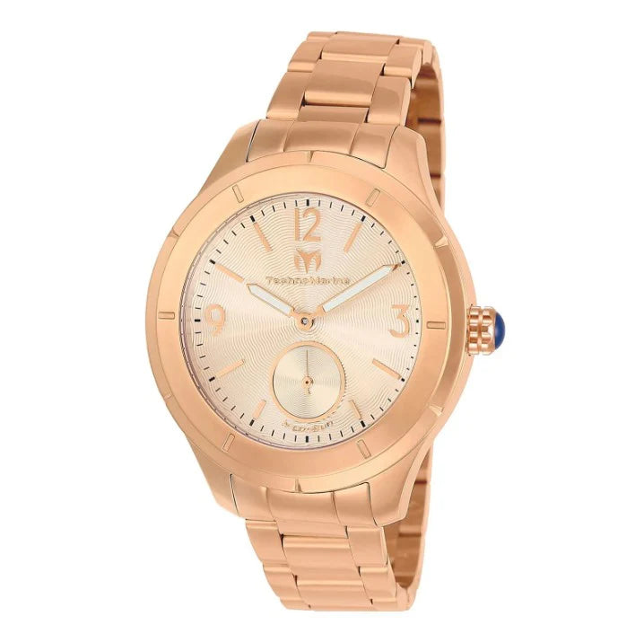 Reloj TechnoMarine Unisex MoonSun Rose Gold 42mm (TM-117031)
