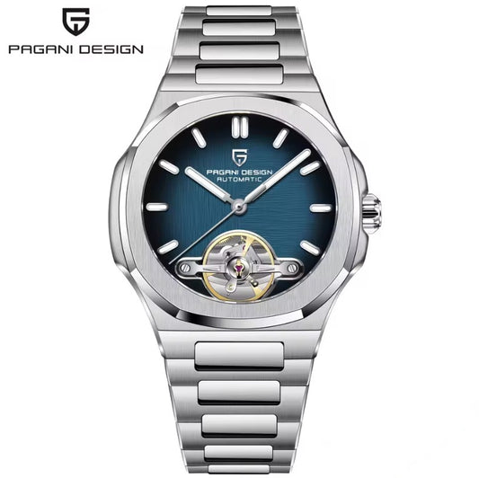 Reloj Automático PAGANI DESIGN Open Heart Blue (PDYS025)