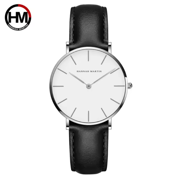 Reloj HANNAH MARTIN con Correa de Cuero para Dama - Imagen 4