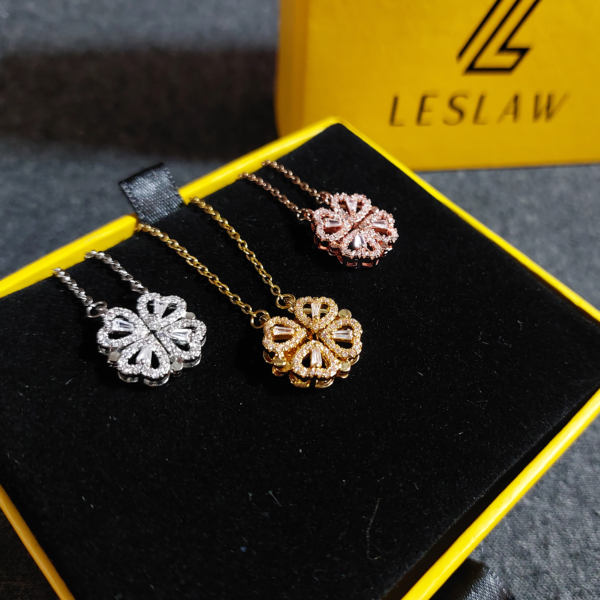 Collar Trébol de Corazones 🍀️💝 - Imagen 5