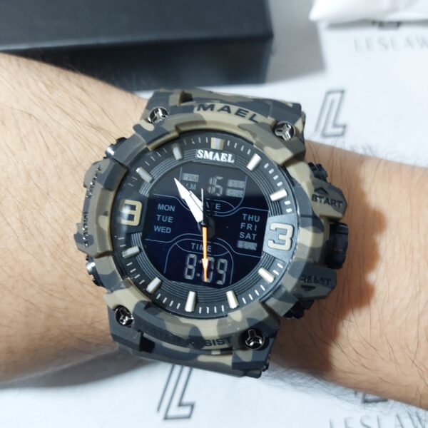 Reloj SMAEL Deportivo Militar 8049B Original - Imagen 8