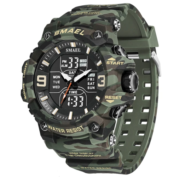 Reloj SMAEL Deportivo Militar 8049B Original - Imagen 9
