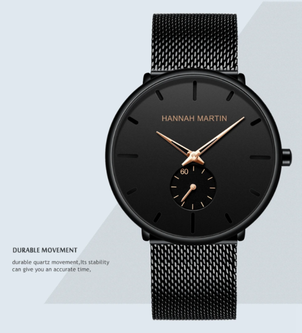 Reloj HANNAH MARTIN Estilo Minimalista - Imagen 8