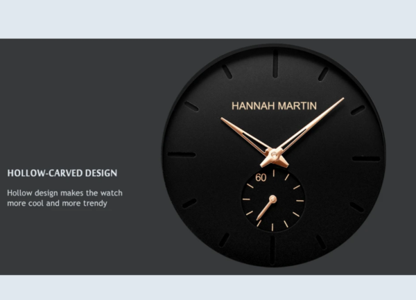 Reloj HANNAH MARTIN Estilo Minimalista - Imagen 6