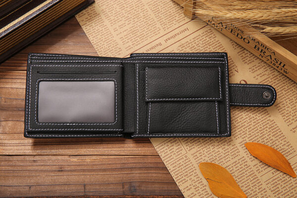 Billetera JINBAOLAI de Cuero Classic Elegant - Imagen 2