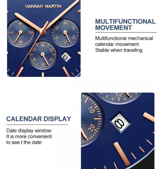 Reloj HANNAH MARTIN Blue Elegance - Imagen 7