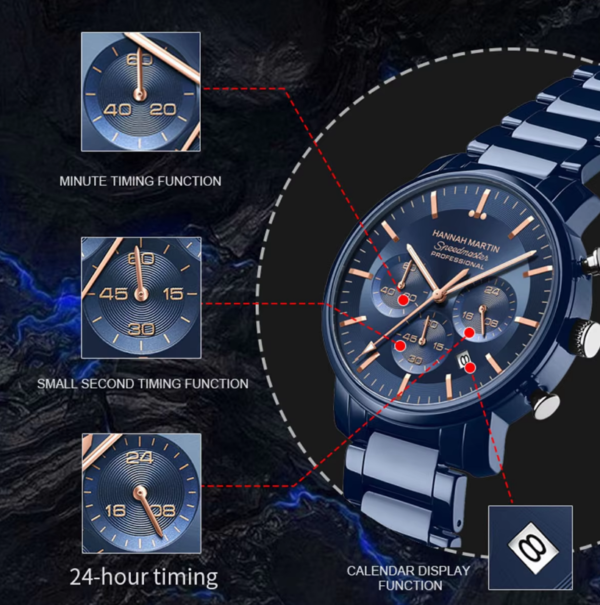 Reloj HANNAH MARTIN Speedmaster Professional - Imagen 5