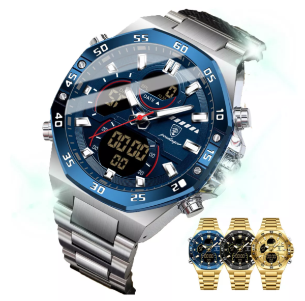 Reloj POEDAGAR Silver Digital