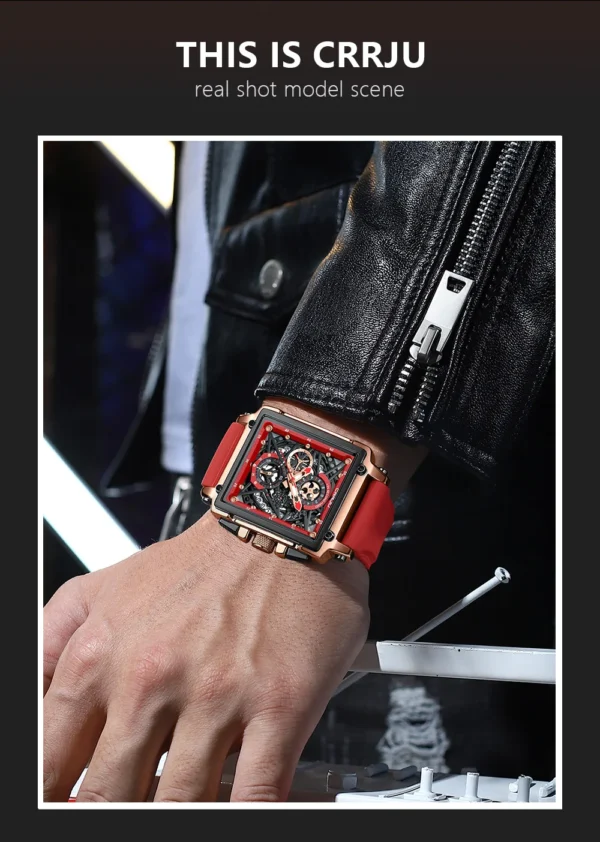 Reloj CRRJU Estilo Vanguardista - Imagen 9