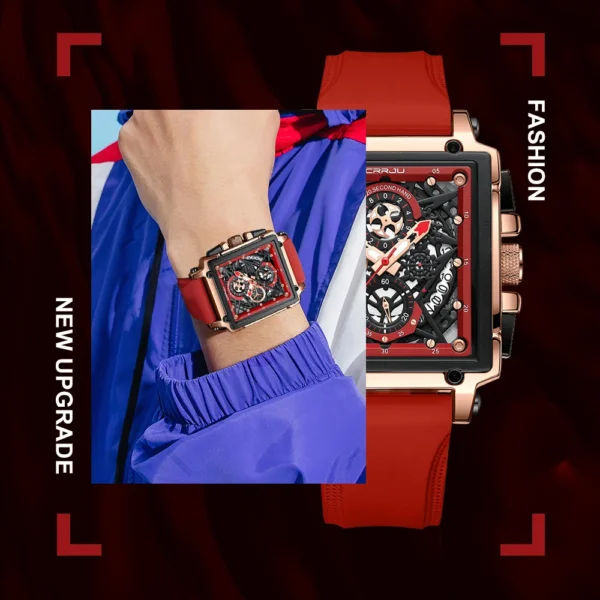 Reloj CRRJU Estilo Vanguardista - Imagen 12