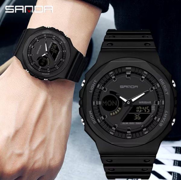 Reloj SANDA Deportivo Dark Militar - Imagen 3