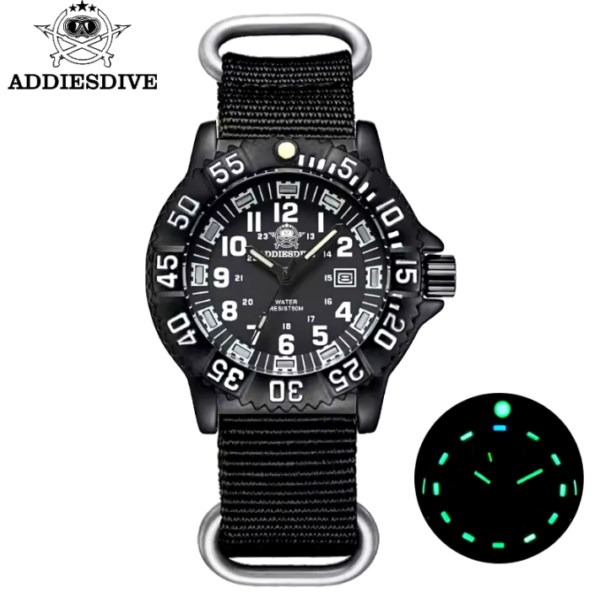 Reloj ADDIESDIVE Estilo Militar 50M