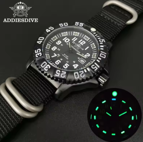 Reloj ADDIESDIVE Estilo Militar 50M - Imagen 2