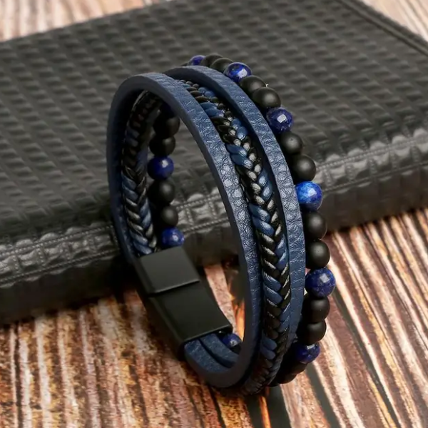 Pulsera de Cuero Casual - Imagen 8
