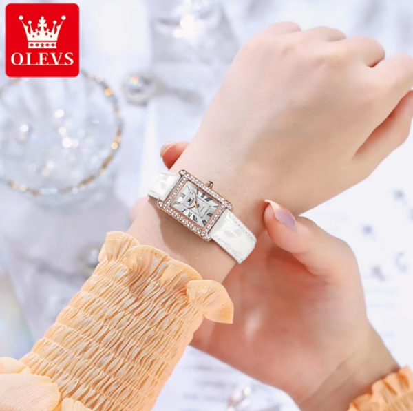 Reloj OLEVS Cuero Elegante - Imagen 2