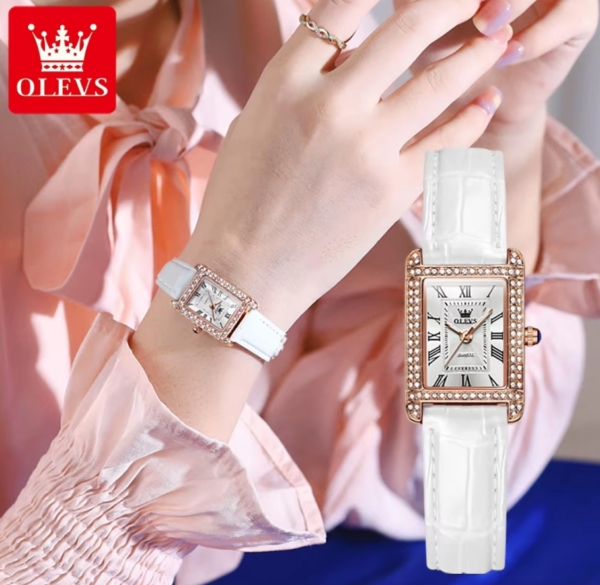 Reloj OLEVS Cuero Elegante - Imagen 4