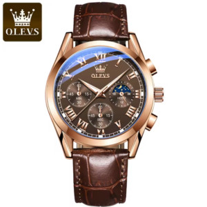 Reloj OLEVS Cuero Diseño Elegante