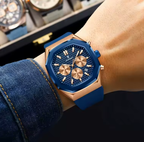Reloj POEDAGAR Blue Dynamic - Imagen 4