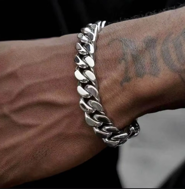 Pulsera Viking Cast de Cadena Cubana 21cm - Imagen 4