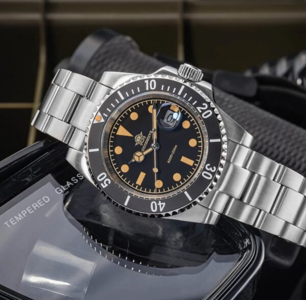 Reloj ADDIESDIVE SubmarinE 200M Black - Imagen 3