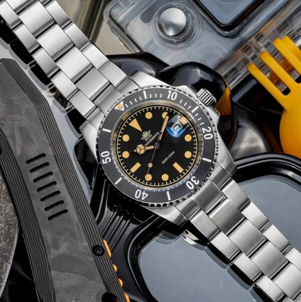 Reloj ADDIESDIVE SubmarinE 200M Black - Imagen 5