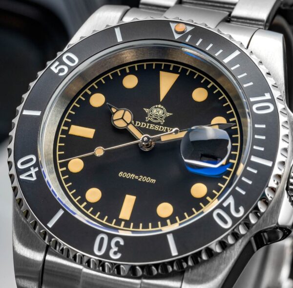 Reloj ADDIESDIVE SubmarinE 200M Black - Imagen 6