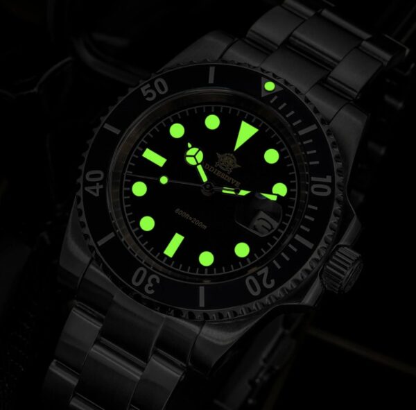 Reloj ADDIESDIVE SubmarinE 200M Black - Imagen 7