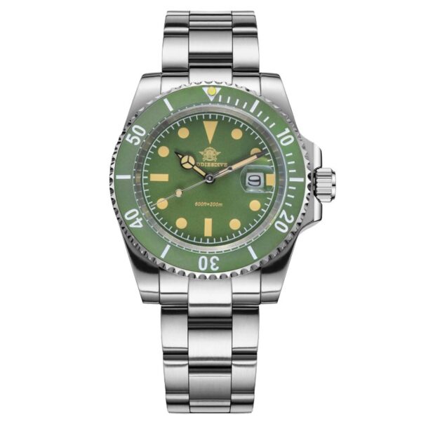 Reloj ADDIESDIVE Submarine 200M Green