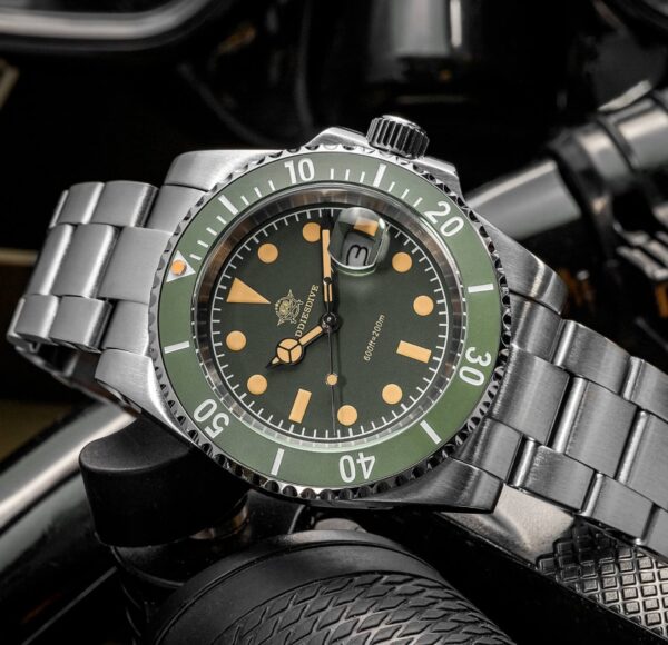 Reloj ADDIESDIVE Submarine 200M Green - Imagen 3